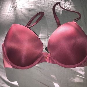 Maroon push up Victoria’s Secret bra